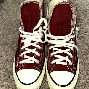 Red High Thick Converse.